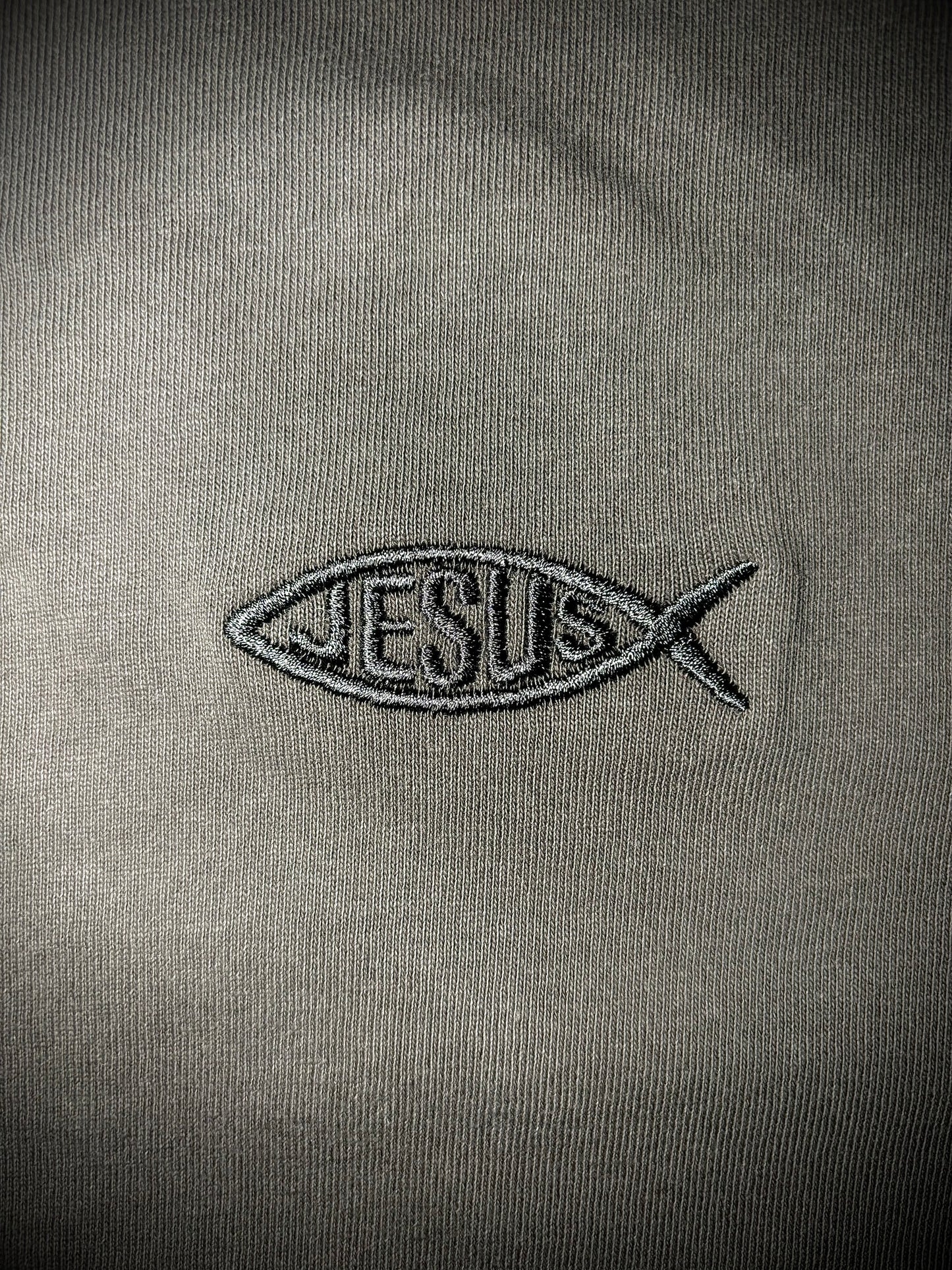 JESUS FISH - HEAVY FADED TEE